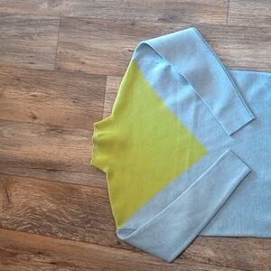Cynthia Rowley Sweater | Mock Neck | Colorblock